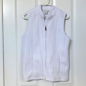 White Liz Claiborne Vest